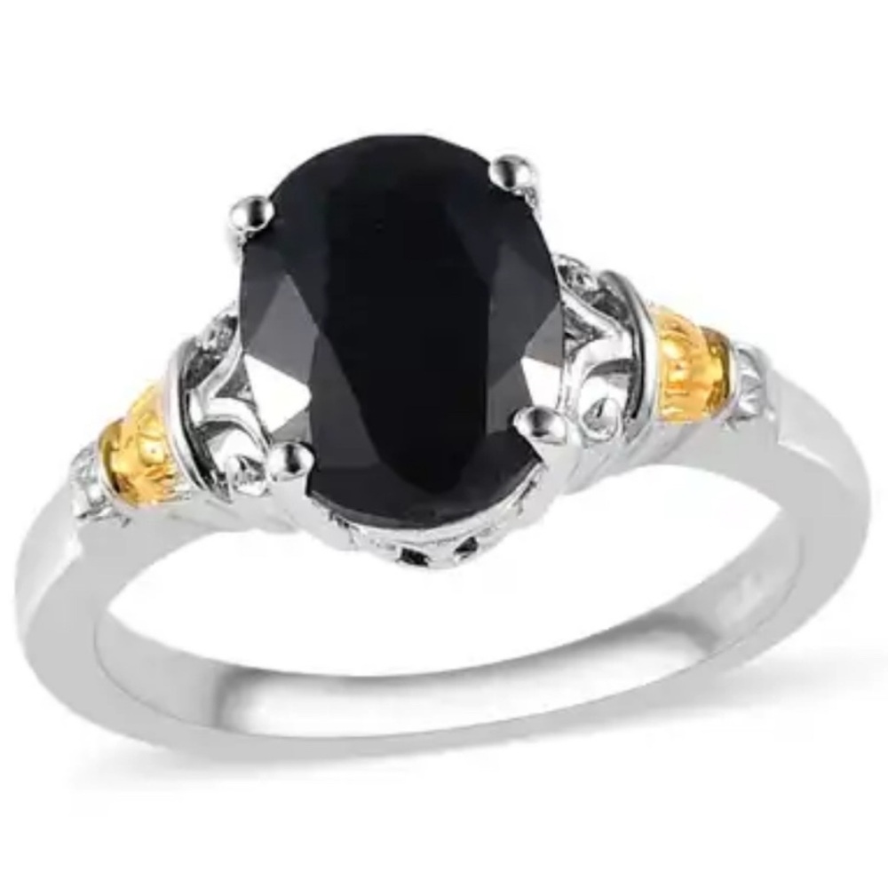 KARIS MIDNIGHT SAPPHIRE RING AND PENDANT - Picture 8 of 8